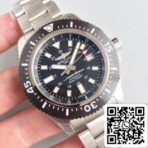 Breitling Superocean 44 1739310/BF45/162A GF Factory 1:1 Best Edition Swiss ETA2824 Black Dial US Replica Watch