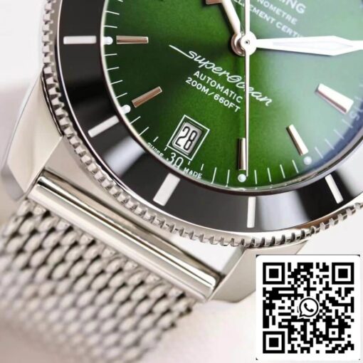 Breitling Superocean Heritage AB2010121L1A1 1:1 Best Edition GF Factory Green Dial US Replica Watch