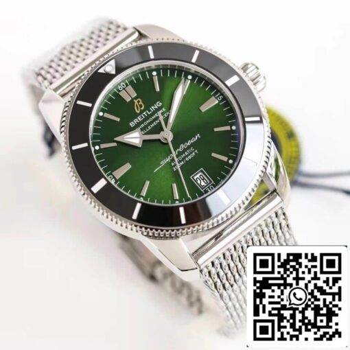 Breitling Superocean Heritage AB2010121L1A1 1:1 Best Edition GF Factory Green Dial US Replica Watch