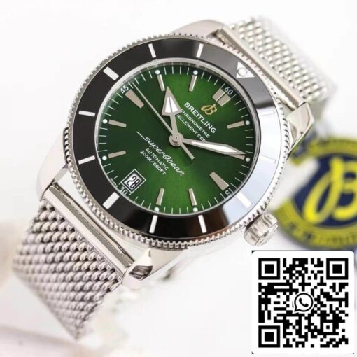 Breitling Superocean Heritage AB2010121L1A1 1:1 Best Edition GF Factory Green Dial US Replica Watch