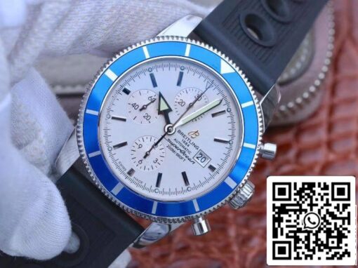 Breitling Superocean Heritage II A1331217 OM Factory 1:1 Best Edition Swiss ETA7750 White Dial US Replica Watch