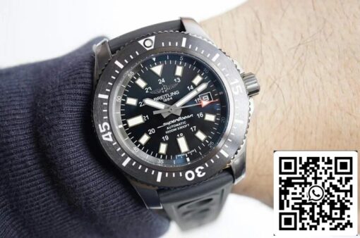 Breitling Superocean M1739313/BE92/227S/M20SS.1 1:1 Best Edition GF Factory Black Dial US Replica Watch