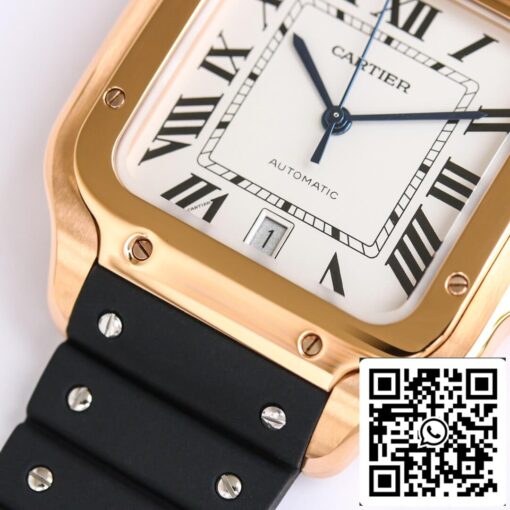 Cartier Santos WGSA0007 1:1 Best Edition GF Factory V2 Rose Gold US Replica Watch