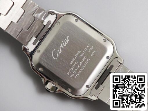 Cartier Santos WSSA0009 1:1 Best Edition BV Factory White Dial US Replica Watch