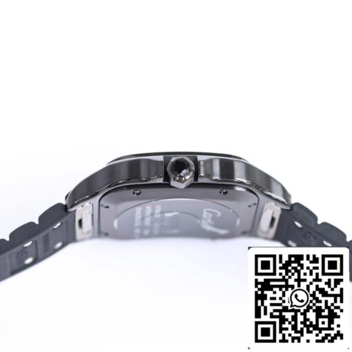 Cartier Santos WSSA0039 1:1 Best Edition GF Factory V2 Rubber Strap US Replica Watch