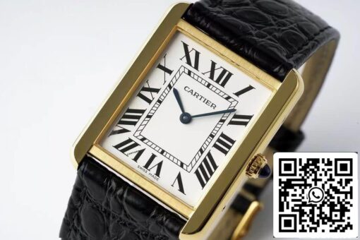 Cartier Tank Quartz W5200004 1:1 Best Edition AF Factory White Dial US Replica Watch