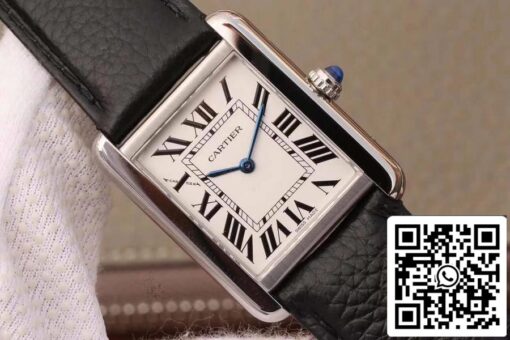 Cartier Tank Solo W5200005 JF Factory 1:1 Best Edition Swiss Ronda Quartz US Replica Watch