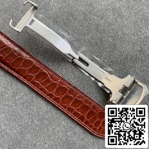 Cartier Tank WSTA0028 1:1 Best Edition K11 Factory Brown Strap US Replica Watch