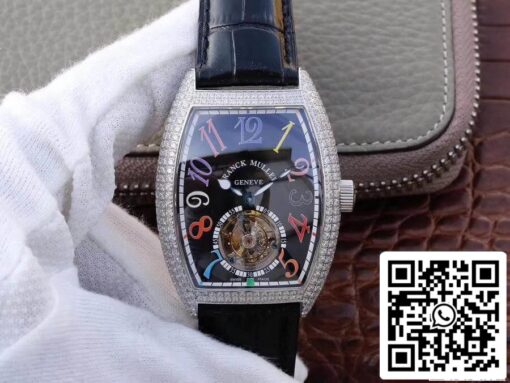 Franck Muller Crazy Color Dreams Tourbillon 8880 1:1 Best Edition Swiss Tourbillon US Replica Watch