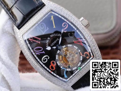 Franck Muller Crazy Color Dreams Tourbillon 8880 1:1 Best Edition Swiss Tourbillon US Replica Watch