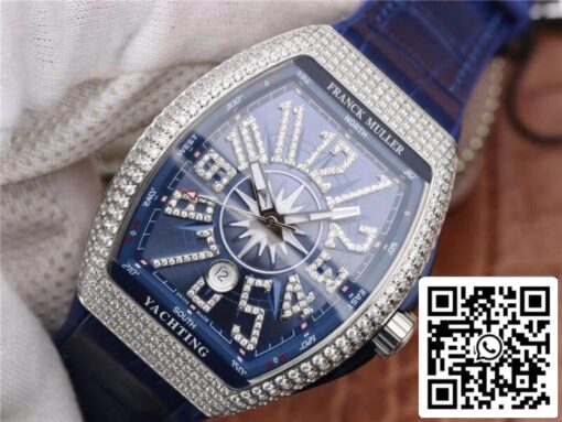 Franck Muller Vanguard V45.SC.DT.AC.BL 1:1 Best Edition Swiss ETA2824-2 US Replica Watch