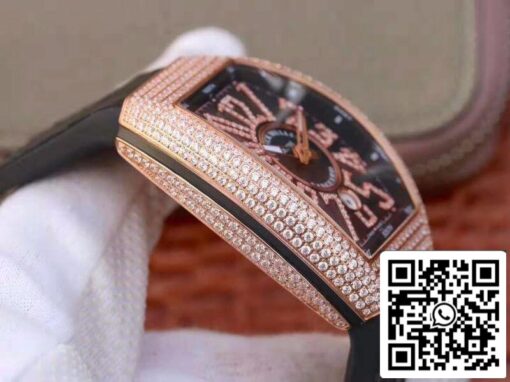 Franck Muller Vanguard V45.SC.DT.D.NBR.CD.5N.NR 1:1 Best Edition Swiss ETA2824-2 rosegold US Replica Watch