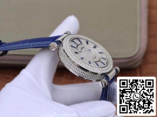 Franck Muller White Gold Double Mystery DM42D2RCD GS Factory 1:1 Best Edition Diamond Watch Swiss FM.800 US Replica Watch