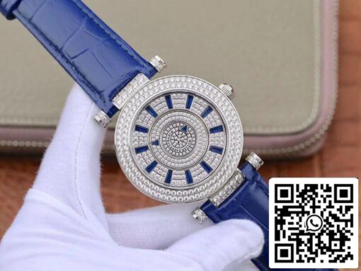 Franck Muller White Gold Double Mystery DM42D2RCD GS Factory 1:1 Best Edition Diamond Watch Swiss FM.800 US Replica Watch