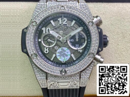 Hublot BIG BANG 421.NX.1170.RX.1704 1:1 Best Edition ZF Factory Skeleton Dial US Replica Watch