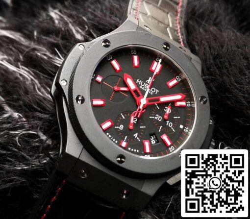 Hublot Big Bang 301.CI.1123.GR 1:1 Best Edition V6 Factory Black Ceramic Swiss HUB4100 US Replica Watch