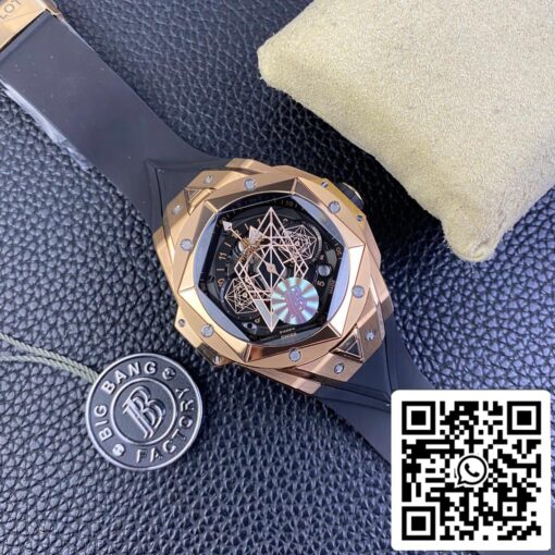 Hublot Big Bang Sang Bleu II 418.OX.1108.RX.MXM19 1:1 Best Edition BB Factory Black Dial US Replica Watch