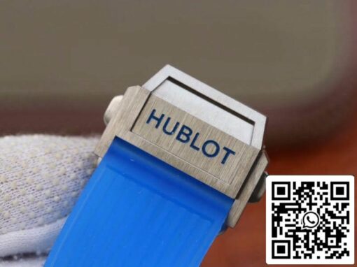 Hublot Big Bang Unico 411.JX.4802.RT Men Watches 1:1 Best Edition Swiss ETA1242 Blue Rubber Strap US Replica Watch