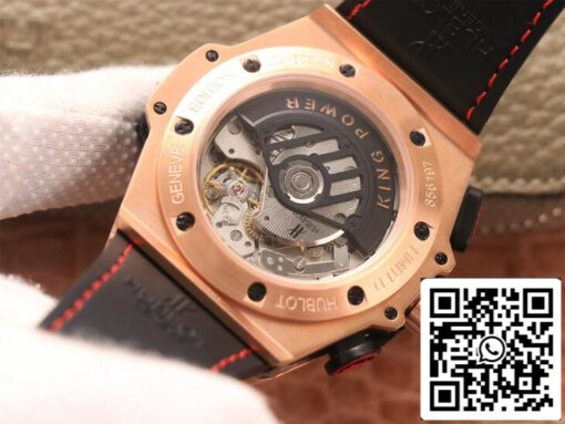 Hublot King Power Ferrari F1 1:1 Best Edition V6 Factory Black Dial Rose Gold US Replica Watch