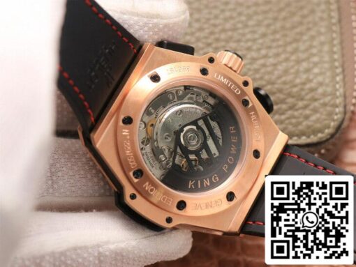 Hublot King Power Ferrari F1 1:1 Best Edition V6 Factory Black Dial Rose Gold US Replica Watch