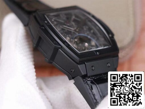 Hublot Masterpiece Tourbillon 906.ND.0129.VR.AES12 1:1 Best Edition JB Factory Black PVD Swiss HUB 9006 US Replica Watch