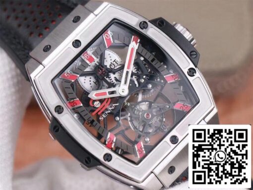 Hublot Masterpiece Tourbillon 906.NX.0129.VR.AES13 1:1 Best Edition JB Factory Red Hour Swiss HUB 9006 US Replica Watch