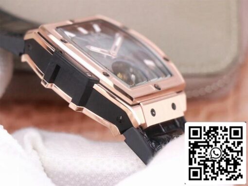 Hublot Masterpiece Tourbillon 906.OX.0123.VR.AES13 1:1 Best Edition JB Factory Rose Gold White Hour Swiss HUB 9006 US Replica Watch