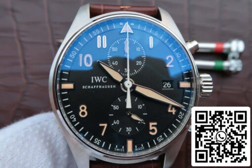 IWC Pilot IW387808 1:1 Best Edition ZF Factory Black Dial US Replica Watch