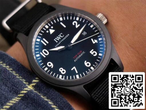 IWC Pilot Top Gun IW326901 1:1 Best Edition MKS Factory Black Dial Swiss ETA2892 US Replica Watch