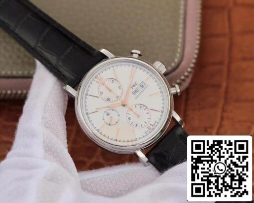 IWC Portofino Chronograph 42mm Multi-function IW391022 ZF Factory 1:1 Best Edition Swiss ETA7750 US Replica Watch