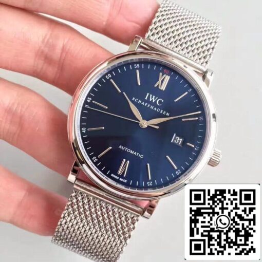 IWC Portofino IW356512 MKS Factory 1:1 Best Edition Swiss ETA2892 Blue Sunburst Dial US Replica Watch