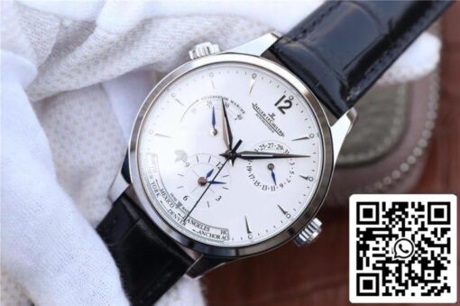 Jaeger-LeCoultre Master Geographic 1428421 1:1 Best Edition Swiss ETA939A/1 Silver Dial US Replica Watch