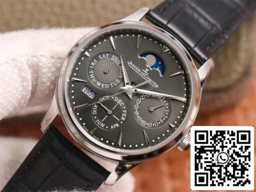 Jaeger LeCoultre Master Ultra Thin 130354J 1:1 Best Edition V9 Factory Gray Dial Swiss ETA868 US Replica Watch