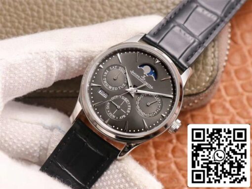 Jaeger LeCoultre Master Ultra Thin 130354J 1:1 Best Edition V9 Factory Gray Dial Swiss ETA868 US Replica Watch