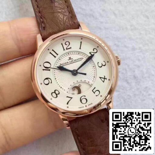 Jaeger-LeCoultre Rendez-Vous 3612420 1:1 Best Edition Swiss ETA898D/1 Brown Leather Strap US Replica Watch