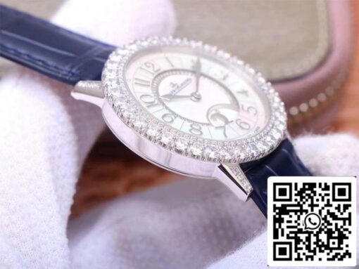 Jaeger LeCoultre Rendez Vous Q3523570 1:1 Best Edition ZF Factory Silver Diamond Swiss ETA925B/1 US Replica Watch