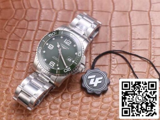 Longines Hydroconquest L3.781.4.06.6 1:1 Best Edition ZF Factory Green Dial Swiss L888.2 US Replica Watch