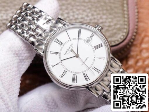 Longines Presence L4.921.4.11.6 1:1 Best Edition RM Factory White Dial Swiss ETA2892 US Replica Watch