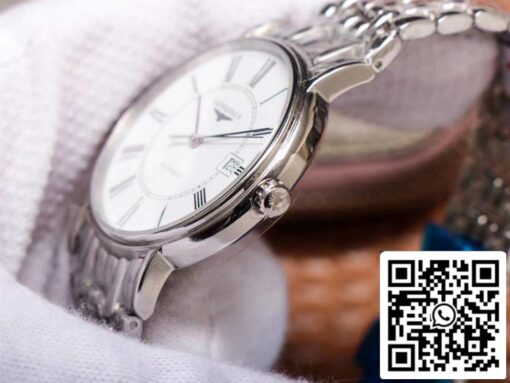 Longines Presence L4.921.4.11.6 1:1 Best Edition RM Factory White Dial Swiss ETA2892 US Replica Watch