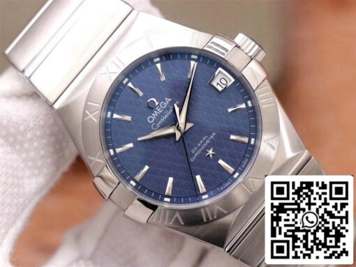 Omega Constellation 123.10.38.21.03.001 1:1 Best Edition VS Factory Blue Dial Swiss ETA8500 US Replica Watch