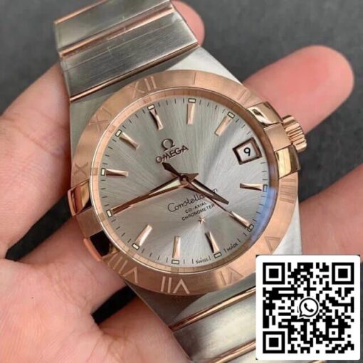 Omega Constellation 123.20.38.21.02.001 1:1 Best Edition VS Factory Silvery White Dial US Replica Watch