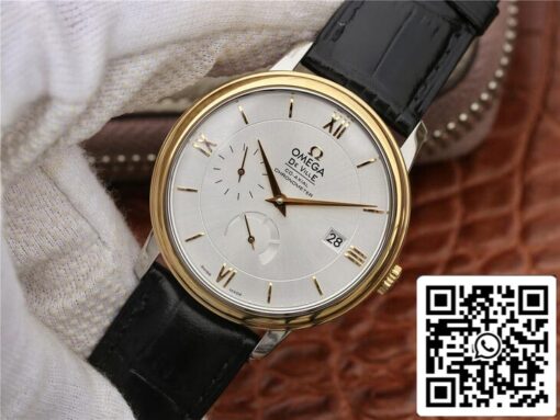 Omega De Ville 424.53.40.21.02.002 1:1 Best Edition ZF Factory Yellow Gold US Replica Watch