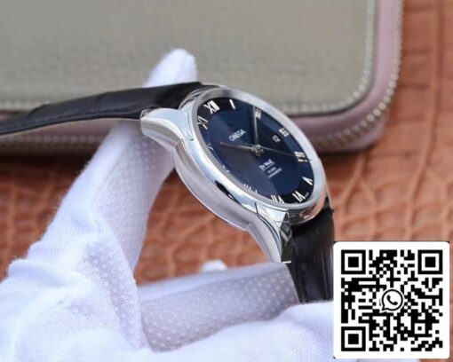 Omega De Ville 431.13.41.21.03.001 1:1 Best Edition VS Factory Blue Dial Swiss ETA8500 US Replica Watch