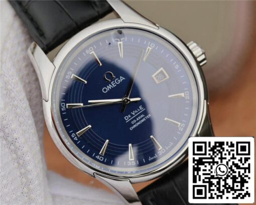 Omega De Ville 431.33.41.21.03.001 1:1 Best Edition VS Factory Dark Blue Dial US Replica Watch