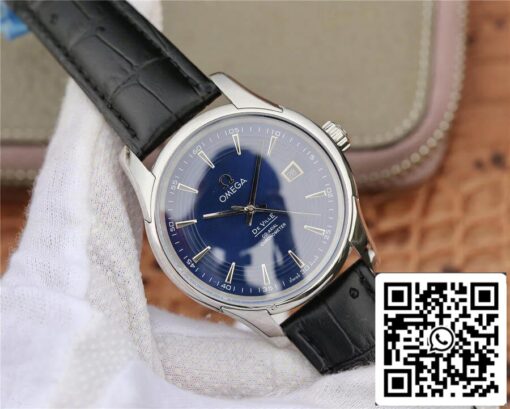 Omega De Ville 431.33.41.21.03.001 1:1 Best Edition VS Factory Dark Blue Dial US Replica Watch