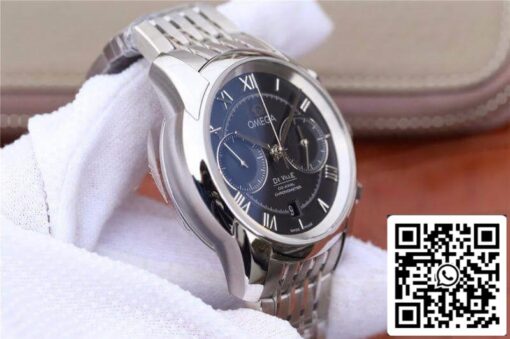 Omega De Ville Chronograph 431.10.42.51.01.001 OM Factory 1:1 Best Edition Swiss ETA9300 Black Dial US Replica Watch