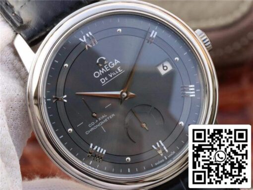 Omega De Ville Prestige 424.13.40.21.06.001 TW Factory 1:1 Best Edition Swiss ETA2824 Gray Dial US Replica Watch