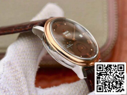 Omega De Ville Prestige 424.23.40.20.13.001 TW Factory 1:1 Best Edition Swiss ETA2824 Brown Dial US Replica Watch