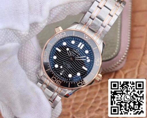 Omega Seamaster 210.20.42.20.01.001 1:1 Best Edition VS Factory Black Dial Swiss ETA8800 US Replica Watch