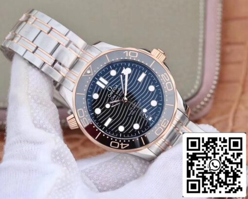 Omega Seamaster 210.20.42.20.01.001 1:1 Best Edition VS Factory Black Dial Swiss ETA8800 US Replica Watch